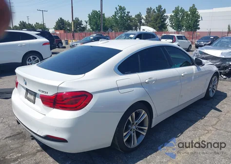 2019 BMW 430I Gran Coupe from USA, damaged, VIN WBA4J1C50KBM17585